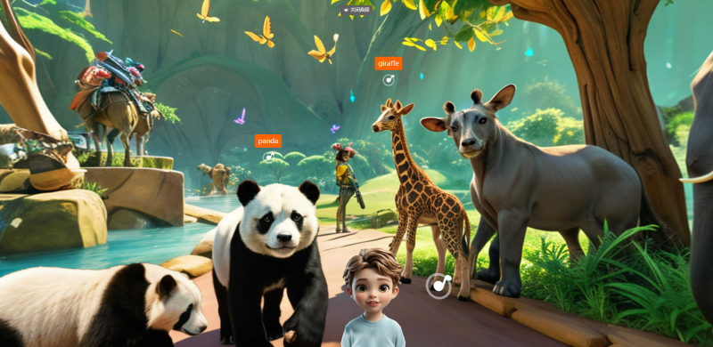 英语-动物园（小男孩）-vr公开课